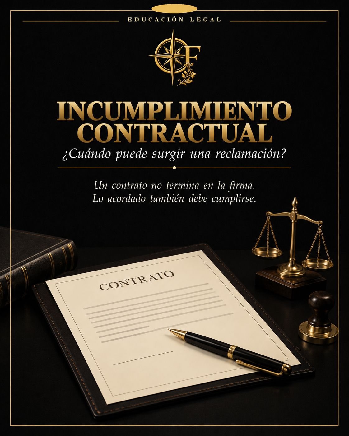 Portada: Incumplimiento contractual: ¿cuándo puede surgir una reclamación?